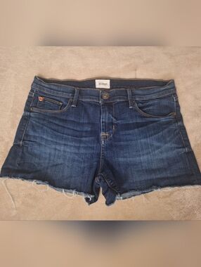 Hudson Jeans Dark Blue Denim Shorts